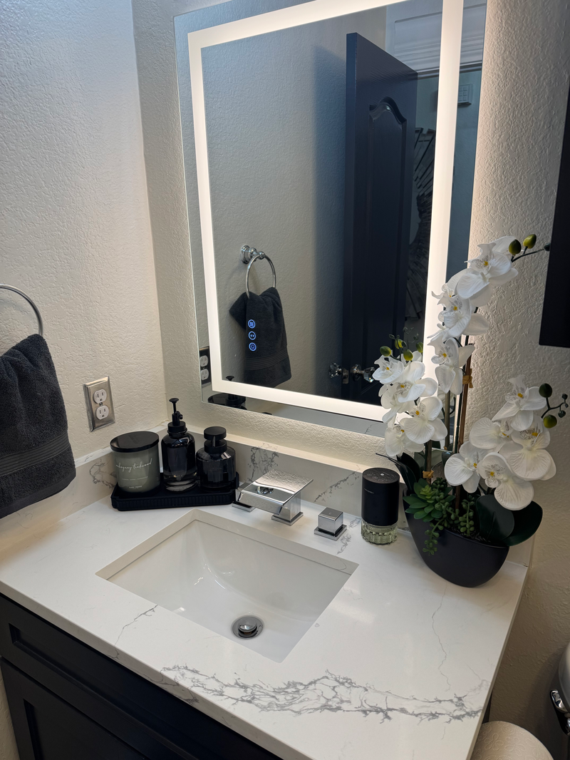 Bathroom, spa-fresh finish