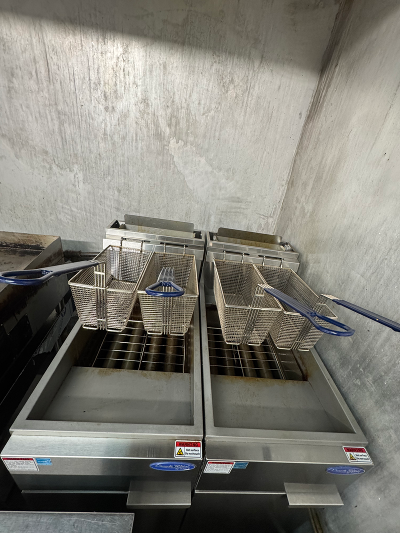 Restaurant kitchen, deep cleaned